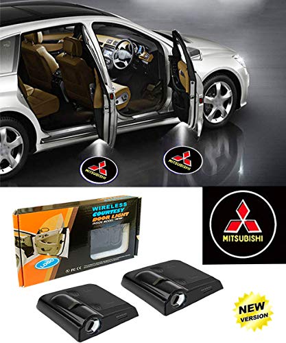 KENPENRI LED Car Door Logo Light for Mitsubishi Shadow Courtesy Laser Projector Welcome