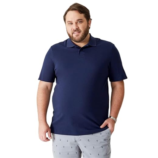 Camisa Polo Masculina Meia Malha Plus MalweeMasculino