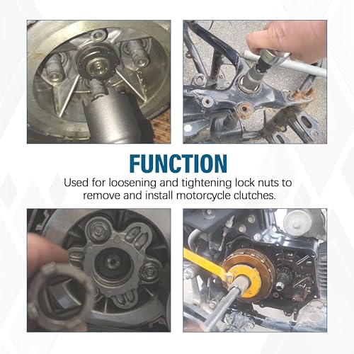 Image of Bipolar Clutch Lock Nut Spanner Tool(20mm & 24mm) for Roketa SSR ATV Dirt Bike,ATC 110 125 ATC 90 CA 200 CB 200 Bike 1 Pcs