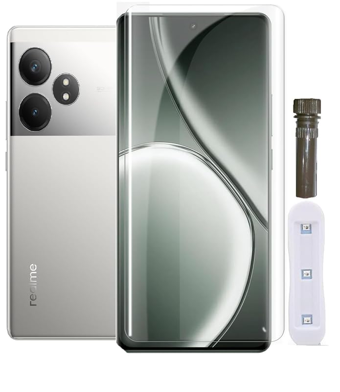 For Uv Tempered Glass For Realme Gt 6T 5G Smartphone Full Screen Coverage Uv Tempered Glass With Installation Kit (Pack Of 1) (B0D7QKK1KV) Amazon Price History, Amazon Price Tracker