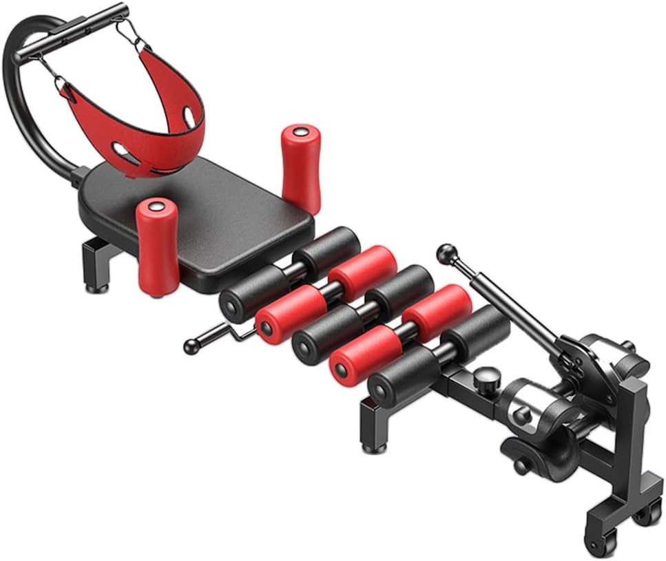 Portable Lumbar Traction Device for Spinal Decompression and Posture Correction, Relieves Back Pain and Fatigue for Home Use