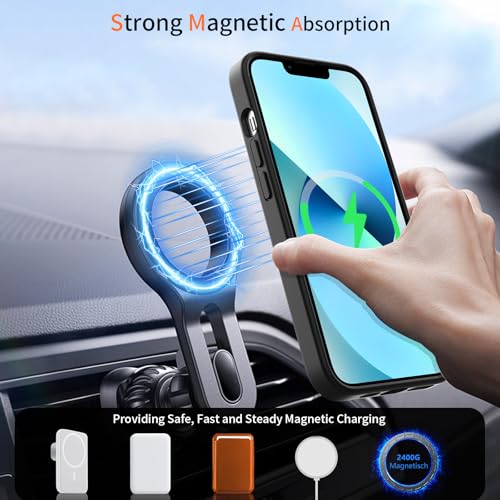 Coque magnétique pour iPhone 11 translucide mate et résistante aux chocs