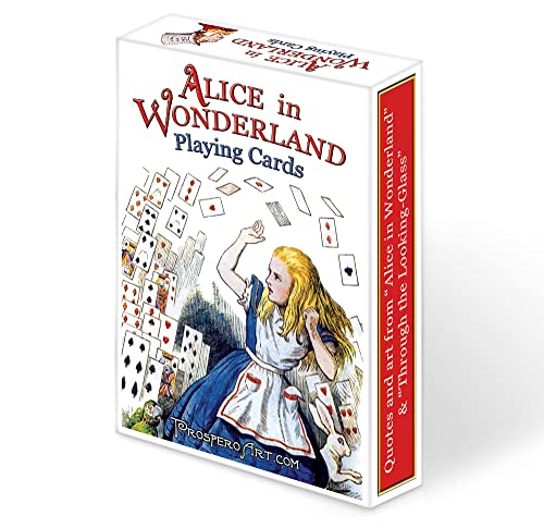 Baraja Alice In Wonderland con Dorso Rojo