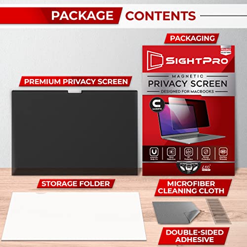 SightPro Tela magnética de privacidade para MacBook Pro de 16 polegadas (2019, 2020) Filtro de priva