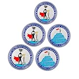 5 Pack Teamwork Recognition Coins – Best Team Player Award Challenge Coins for Employee Appreciation, Motivational Thank You Tokens for Team Achievement, Office Corporate Gifts for Team Building