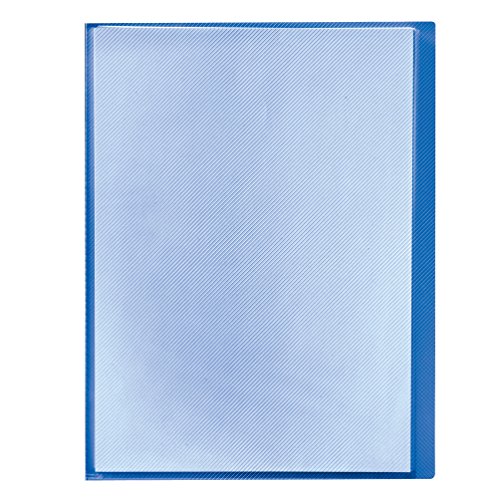 Preisvergleich Produktbild Herlitz 1948629 Sichtbuch A4, 20 Hüllen, Kunststoffeinband, tranzparent blau
