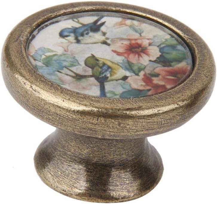 homozy Aty Assorted Ceramic Knobs- Mix Designed Cupboard Cabinet Door Knobs Drawer, 01