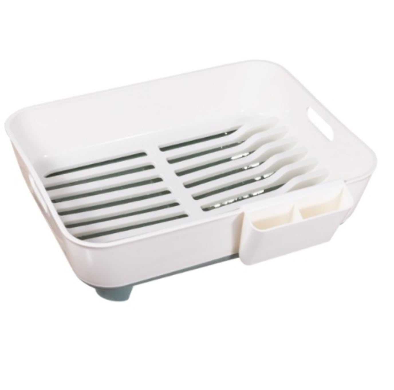 AZHKJKZH Dish Rack Kitchen Dish Sink Drainer Drying Rack Wash Holder Basket Organizer Tray Water Drain Bowl For Small Kitchen(Grün,39 * 13 * 31cm)
