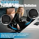 3D Inflatable Seat Cushion, Pressure Relief Design, Protect Lumbar Spine, Portable Travel Seat Cushion Wheelchair Pad for Car Seat, Office Chair, Wheelchair, Stadium - Image 5