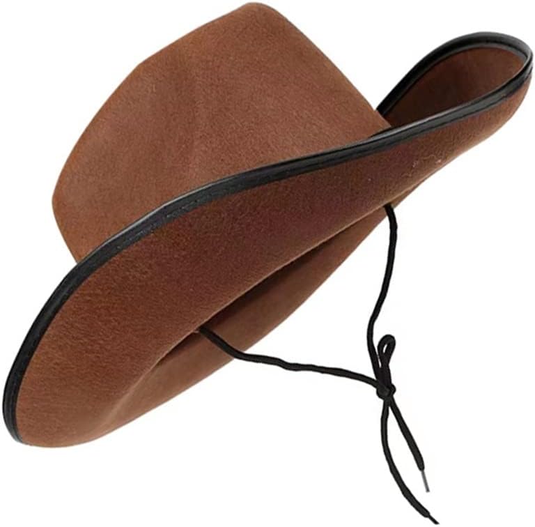 Felt Western Cowboy Denim Jazz Hat Horseback Riding Tour