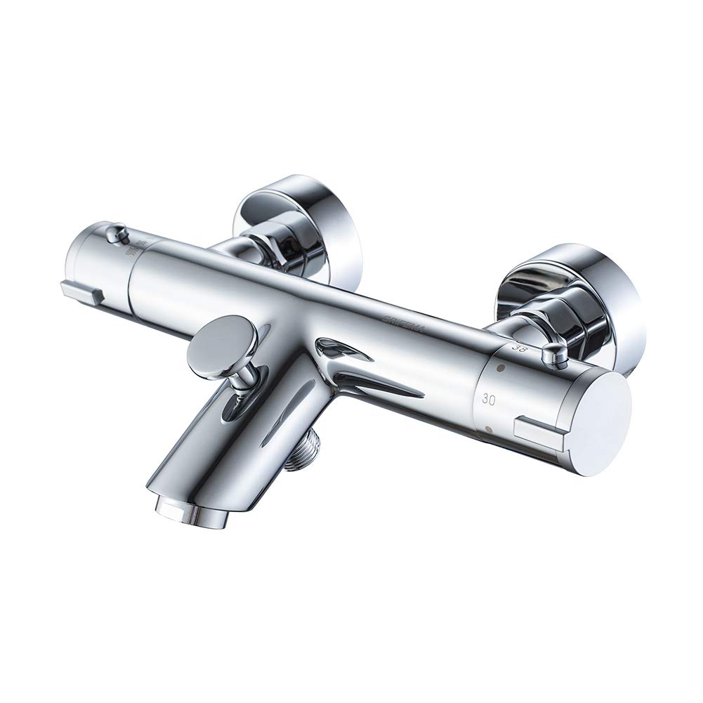 GRIFEMA Berlin - Termostato para baño y ducha, grifo de termostática, Cromo