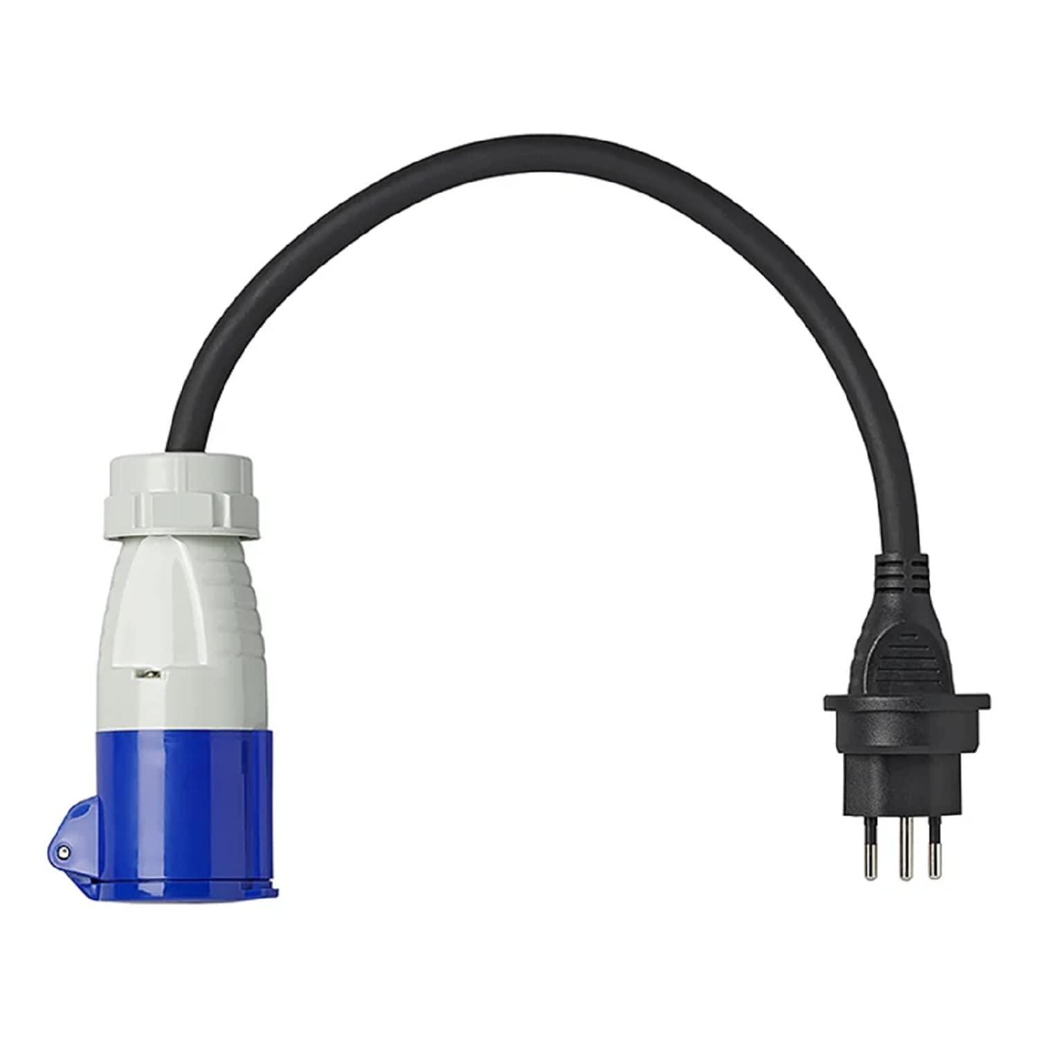 Camping Adapter CEE 40cm Schuko Kupplung Stecker 2,5 mm Kabel IP44 16A 230V VDE
