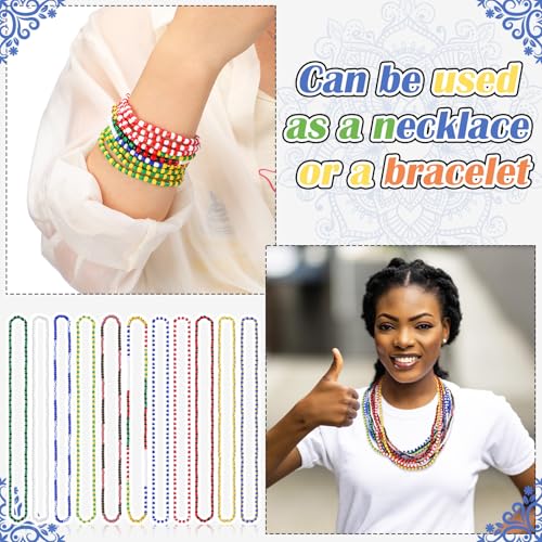 11 Pcs Santeria Bead Necklace Set Eleke Collar De Santeria Elegua Unisex Stretch Necklace Orula Eleggua Shango Oya4