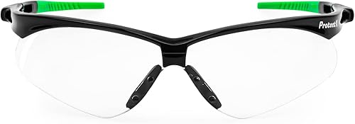 Miniatura 2 de ProtectX Gafas de seguridad resistentes a los arañazos, lentes de policarbonato antivaho ANSI Z87.1 con protección UV