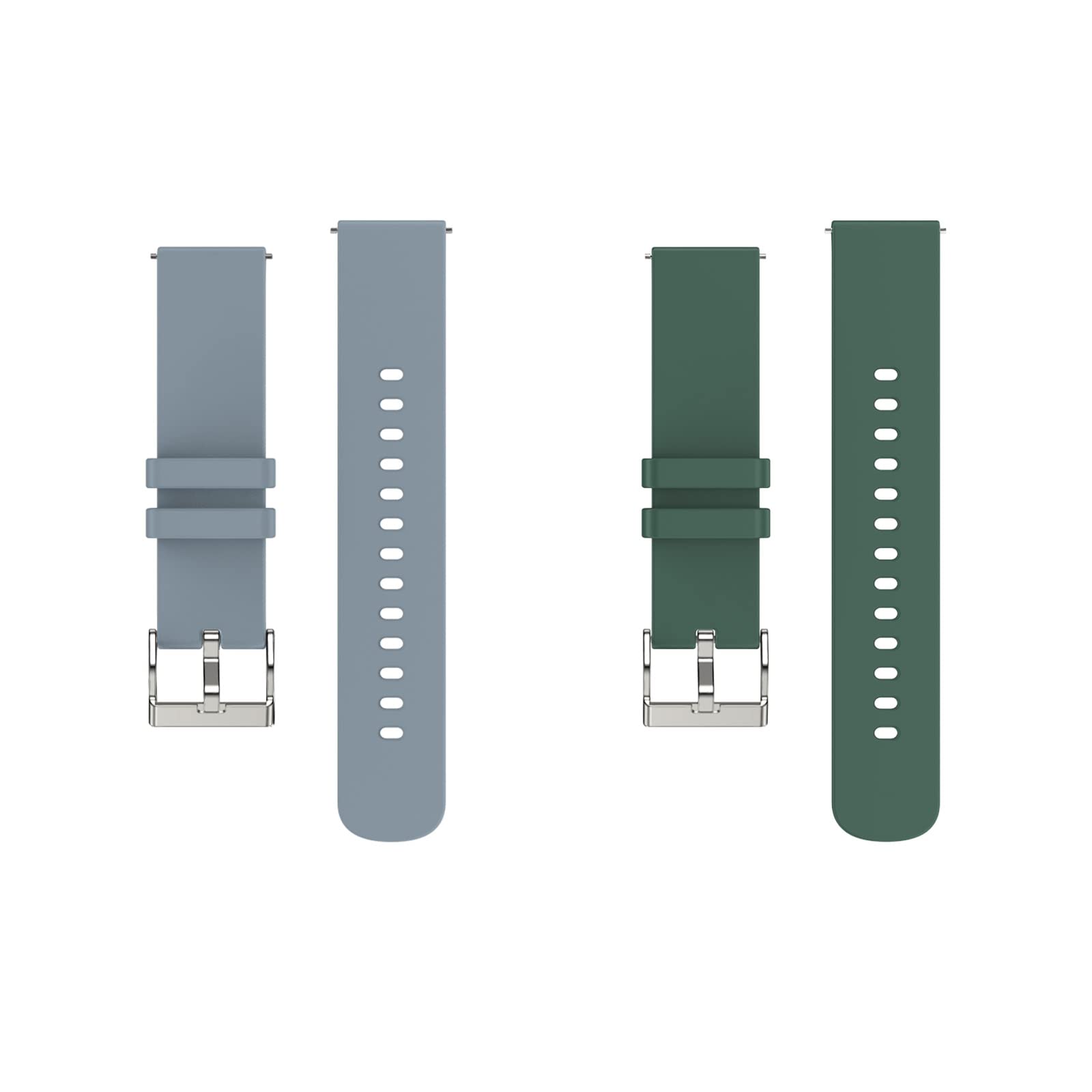 woednx Cinturino di ricambio da 20 mm per Smart Watch, sgancio rapido in morbido silicone delicato sulla pelle, cinturino per smartwatch