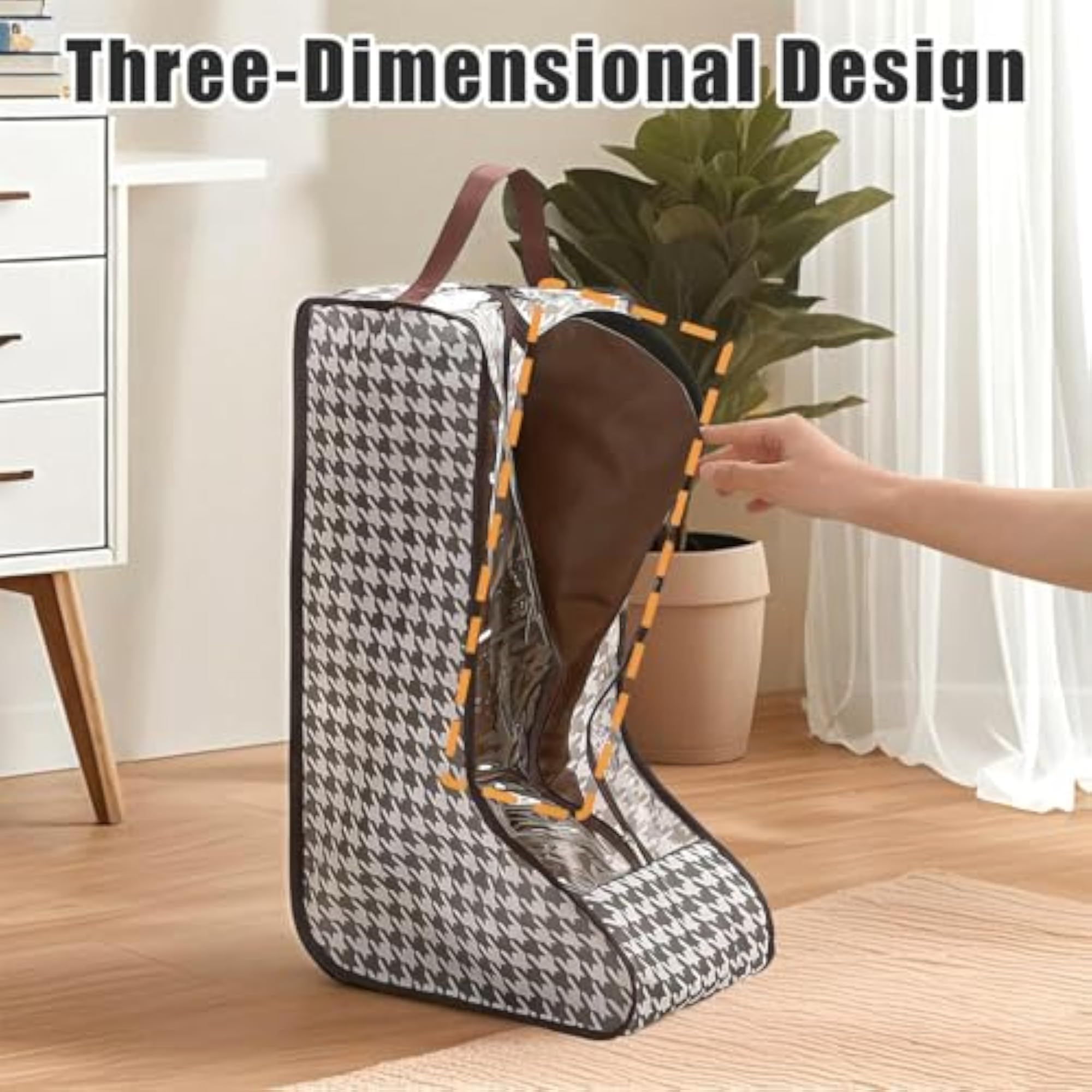 2 Pieces Dustproof Boots Storage Bags