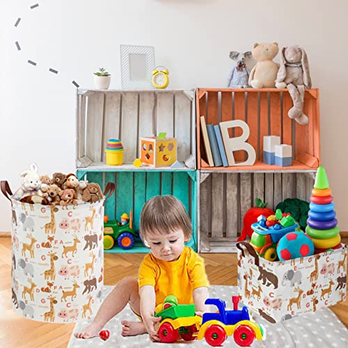 Essme Baby Laundry Basket,Kids Laundry Hamper For Baby Room Decor,Nursery Hamper, Animal Basket,Gift Baskets,Home Organizer(Animals) #TOP1