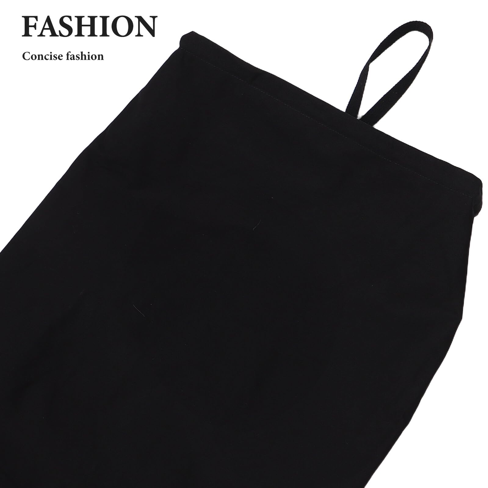Cesto Portabiancheria Sospeso Nero Grande in Canvas Girevole | Sacco Rimovibile Lavabile, Anello con Gancio, per Camera da Letto e Lavanderia