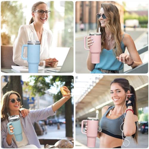 Tampa de copo de substituição de 1,134 g para copo Stanley, pacote com 2 tampas de substituição adeq