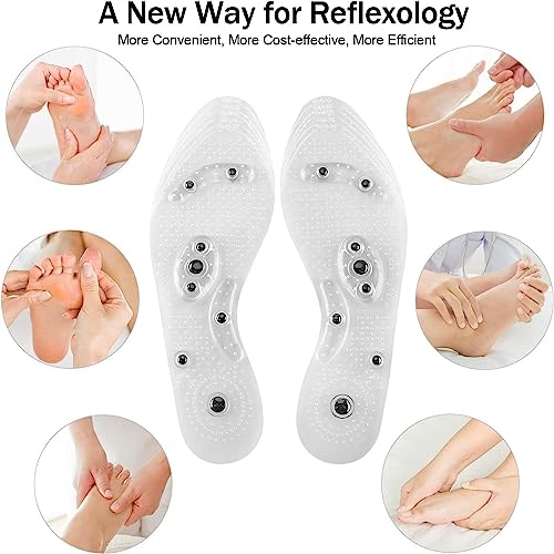 Semelles de massage pour l'acupuncture aux infrarouges lointains QQLADY - 3