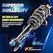 Front Strut Shock Assembly w/Coil Spring Compatible with Dodge Challenger 2012-2014 & 2015-2022 3.6L, Charger RWD 2012-2022, Replace 172665, Left & Right, 2PCS