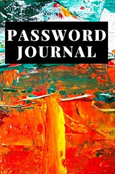 Paperback Password Journal: Internet Password Book,Password Logbook, Password Journal trim size (6-x-9-no-bleed-110-pages) Book