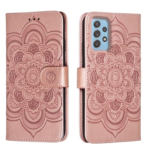 shingtomua for Samsung Galaxy A32 5G/M32 5G Case Wallet with Card Holder Kickstand Magnetic Soft Leather Flip Fold Case for Samsung A32 5G Cover (Pink)