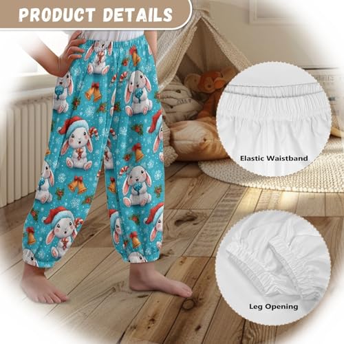 Image of Unisex Little Kids Yoga Trousers Bohemian Beach Pants Baggy Harem Activewear for Boys and Girls Age 3-10