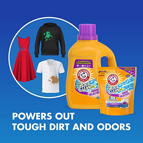 Image of Arm & Hammer Plus OxiClean Odor Blasters Fresh Burst, 70 Loads Liquid Laundry Detergent, 122.5 Fl Oz