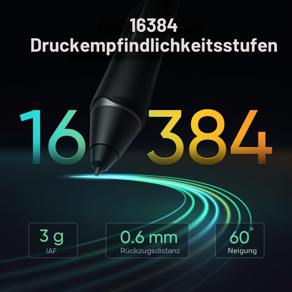 XPPen Artist 22 Plus Grafiktablett mit Display, 21,5 Zoll FHD 130% sRGB,16384 Druckstufen, Batterielos Stift, Entspiegeltes Bildschirm, kompatibel mit Windows MacOS Chrom Android Linux