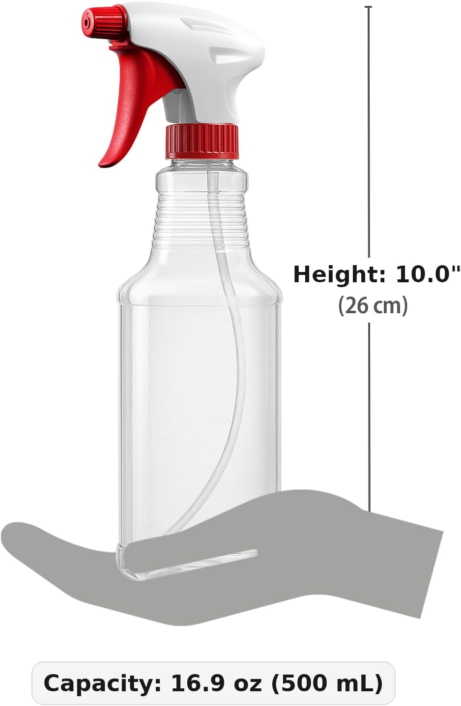 Bar5F Empty Plastic Spray Bottles 16-Ounce, 2-Pack (S-Series) image 2