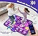 Amy & Benton Upgraded 2-Player Dance Mat for Toddlers 3-5,Dance Mat Toys for 4-8 Year Old Kids,Light Up Play Mat 8-Button with Bluetooth,Electronic Music Games Birthday for Girls Boys