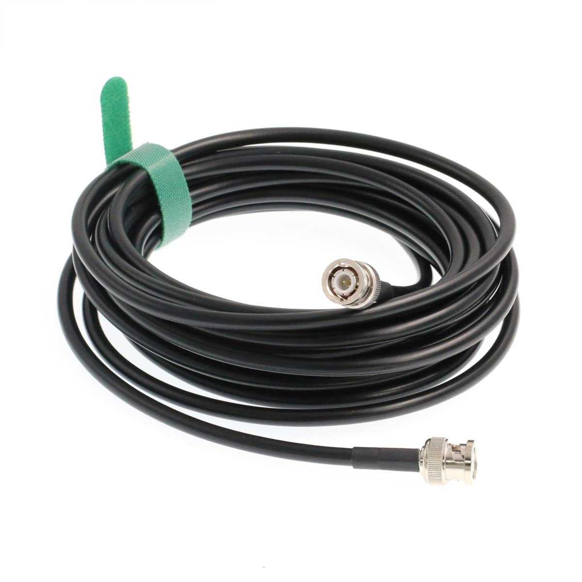 HangTon Cavo coassiale BNC maschio a BNC maschio 6G SDI RG223 RF 50 Ohm, doppia schermatura, bassa perdita di segnale, per video dati GPS LAN/WAN (10 m)