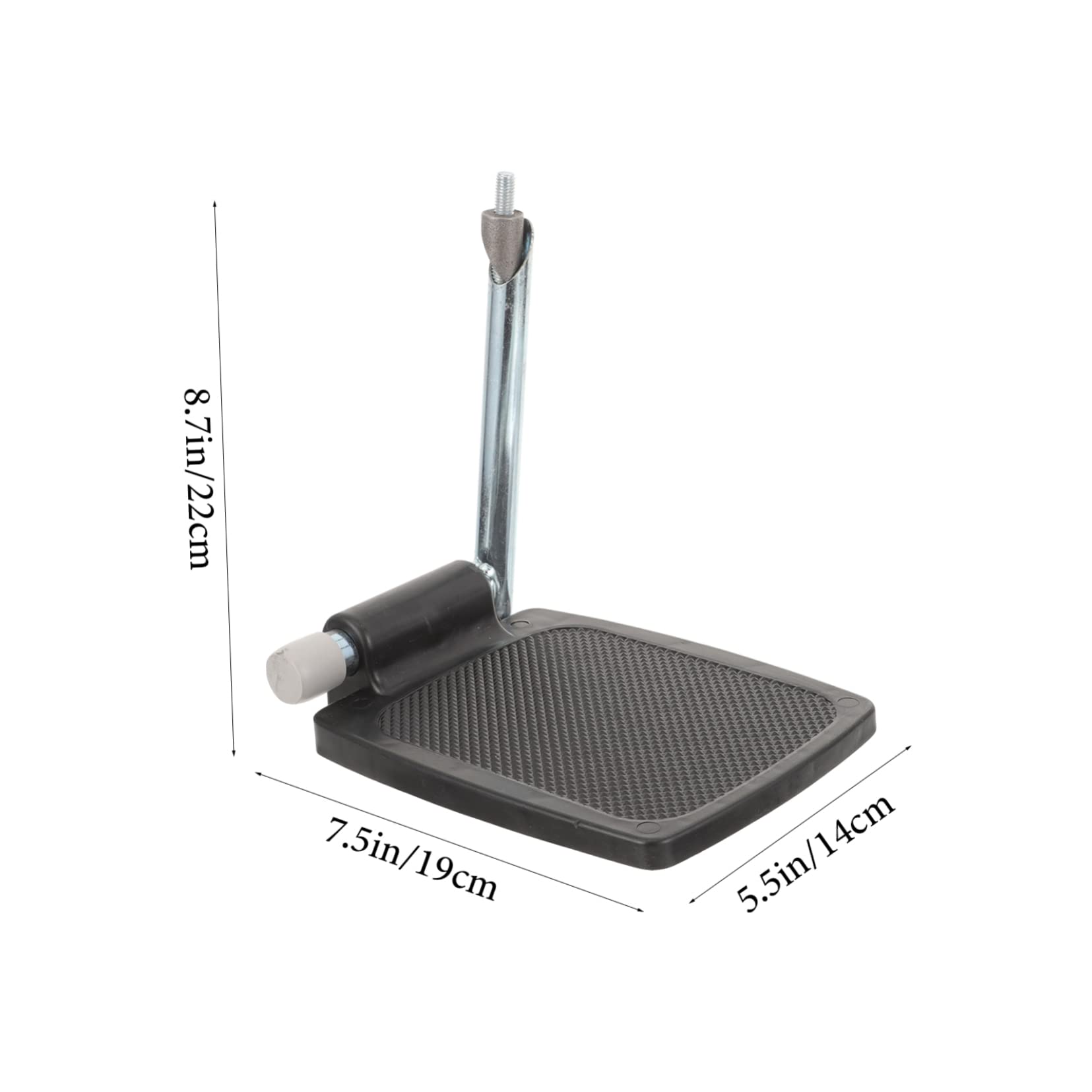 Beavorty Reposapiés para Silla de Ruedas con Poste, Pedal Antideslizante de Plástico, Adaptación y Soporte Estable para Personas Edades Color Aleatorio
