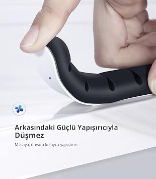 Ugreen Kendinden Yapışkanlı 7'li Kablo Tutucu