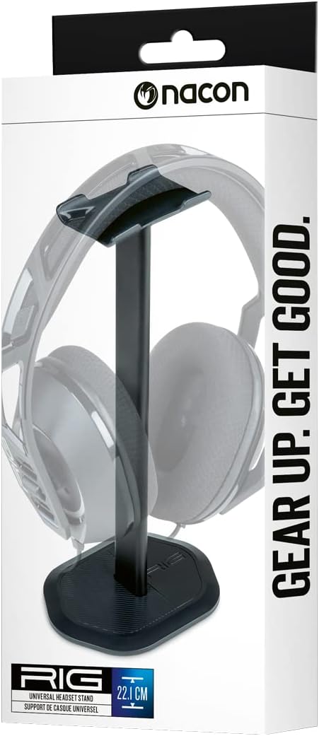 RIG Universal Gaming Headset Stand - Featuring A Sturdy Metal Design and Rubber Base, Ideal for Your Gaming Setup - Image 5