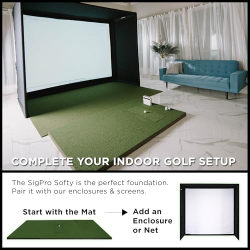SIGPRO Softy Golf Practice Mat with Replaceable Hitting Strip