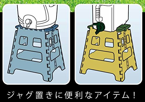 キャプテンスタッグ(CAPTAIN STAG) 踏み台 ステップ 椅子 折りたたみ ステップ Mサイズ レッド UW-1507 4枚目