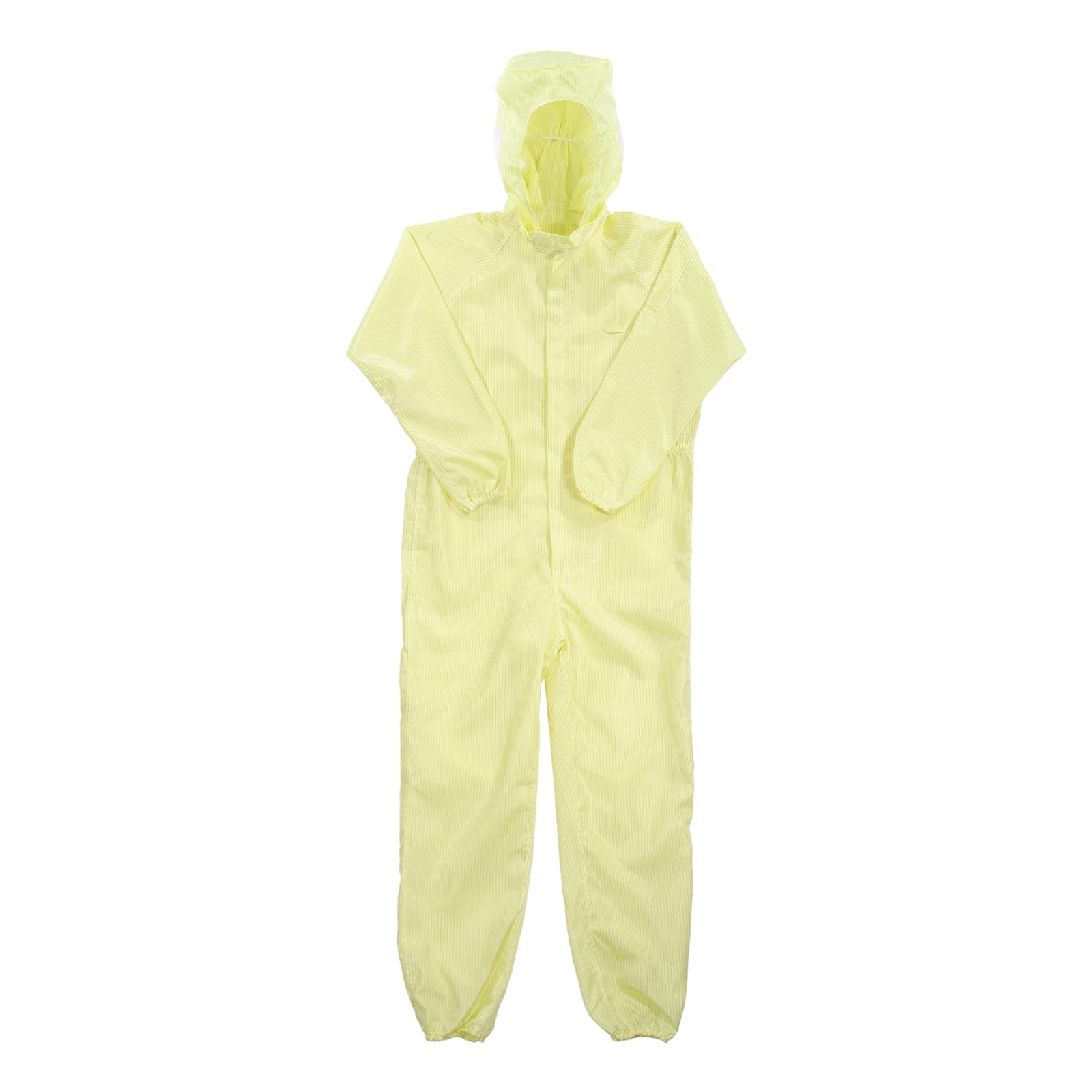 MECCANIXITY ESD Lab Coat Clothing Science One Piece Clothes Elastic Cuff with Hat Hood Wear Uniform Work for Men Women