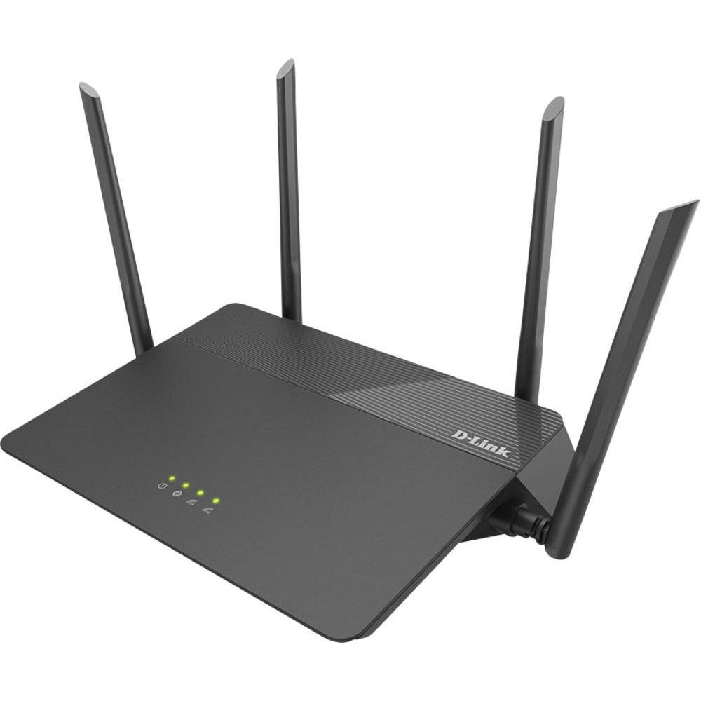 D-Link DIR-878 Router Wi-Fi AC1900 Dual band, 5 Porte Gigabit, AC SmartBeam, Tecnologia MIMO, Rete Ospiti, Parental Control, Configurazione Semplice, WPS/Reset