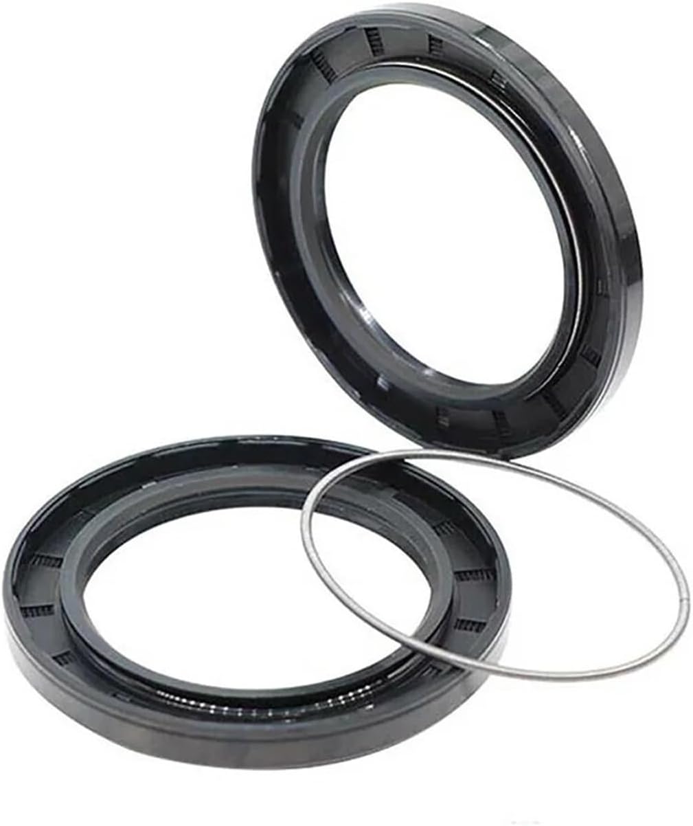 Black ID 30-38mm TC/FB/TG4 Skeleton Oil Seal Rings NBR Double Lip Seal Gasket for Rotation Shaft(38x52x12mm(1pcs))
