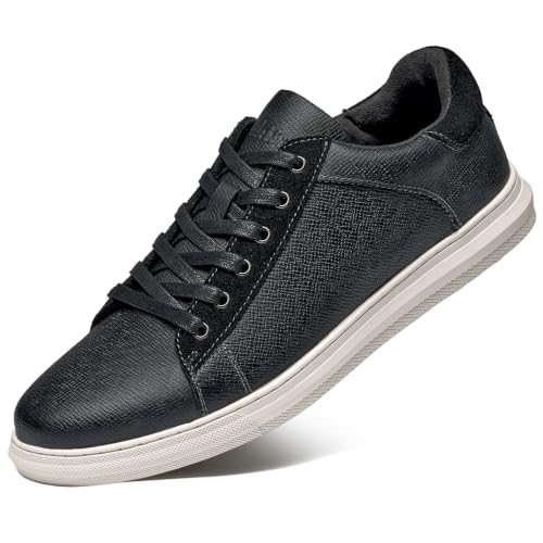 Image of Arkbird Mens Casual Shoes Leather Fashion Sneakers Business Casual Dress Sneakers Lace-up Oxford Shoe for Men