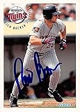 Sports Memorabilia Autograph Warehouse 245180 Rich Becker Autographed Baseball Card - Minnesota Twins 1994 Fleer - No. U59