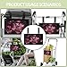 Bivxisrvo Gothic Butterfly Wheelchair Side Pocket with Cup Holder for Women Practical Wheel Chair Accessories Adults Lightweight Wheelchair Accessories for Seniors Gifts for Friends
