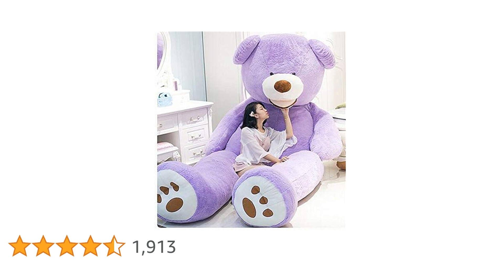 大きな紫色のクマのぬいぐるみ Amazon.co.jp: 巨大くまぬいぐるみ 紫 : おもちゃ