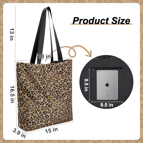 Bolso Tote Mujer HOLYLUCK con Bolsillo Interior y Cierre miniatura 4