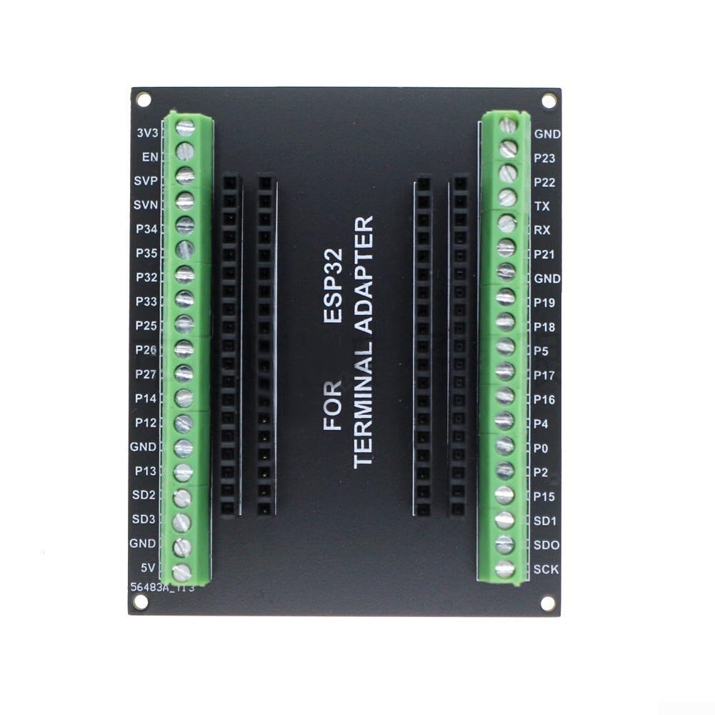Paquete de 2 placas de 38 pines para ESP32, amplía las conexiones GPIO para una funcionalidad mejorada