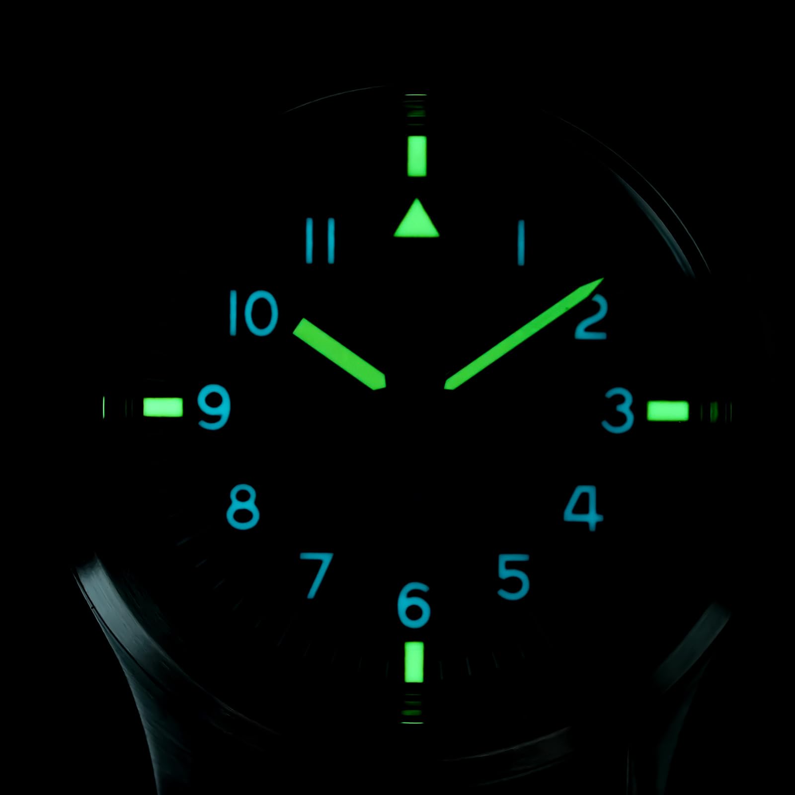 TACTICAL FROG Militado ML14 Quarzuhren für Herrenn - VH31 Mecaquartz Werk 36 mm Edelstahlgehäuse 5 ATM Wasserdicht Leuchtzeiger Klassisches