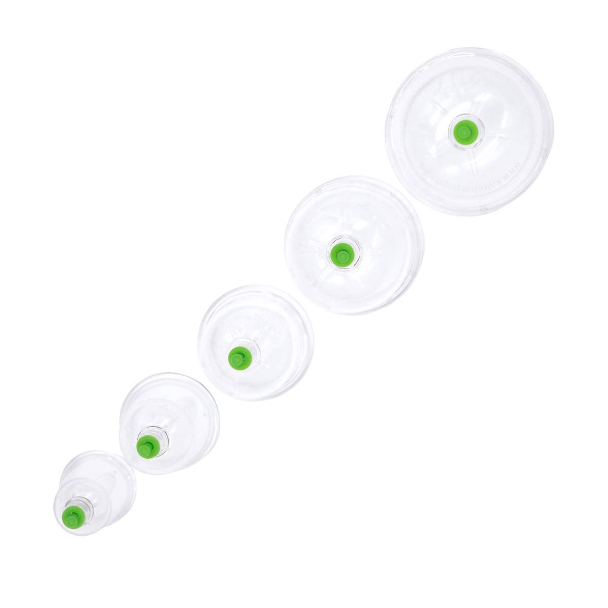 50x Schröpfgläser aus Kunststoff, Hijama Massage, Vakuummassage Schröpfen Vakuum Vakuumglöckchen, Schröpfset, HACAMAT KUPASI (6 cm)