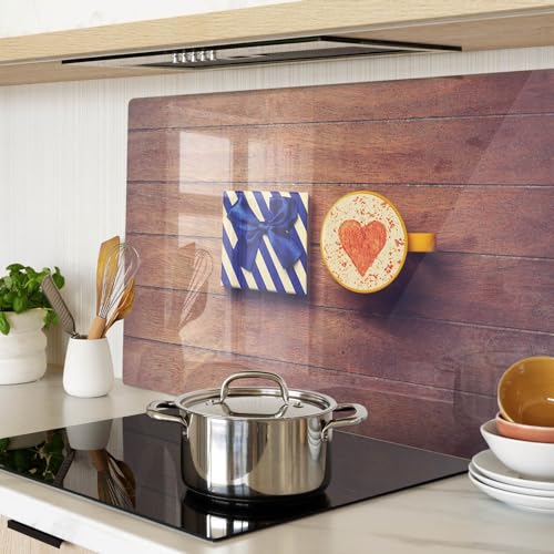 Tapis de découpe en verre 80x52cm Tulup pour protéger l'induction